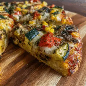 Air Fryer Veggie Pizza