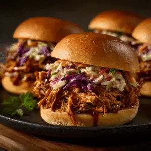Slow Cooker Pulled Pork Sandwiches