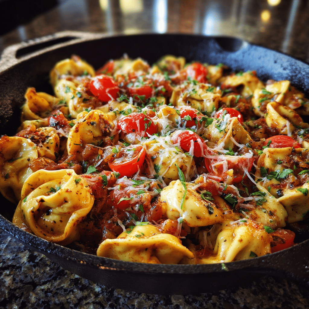 Taco Tortellini Skillet Dinner