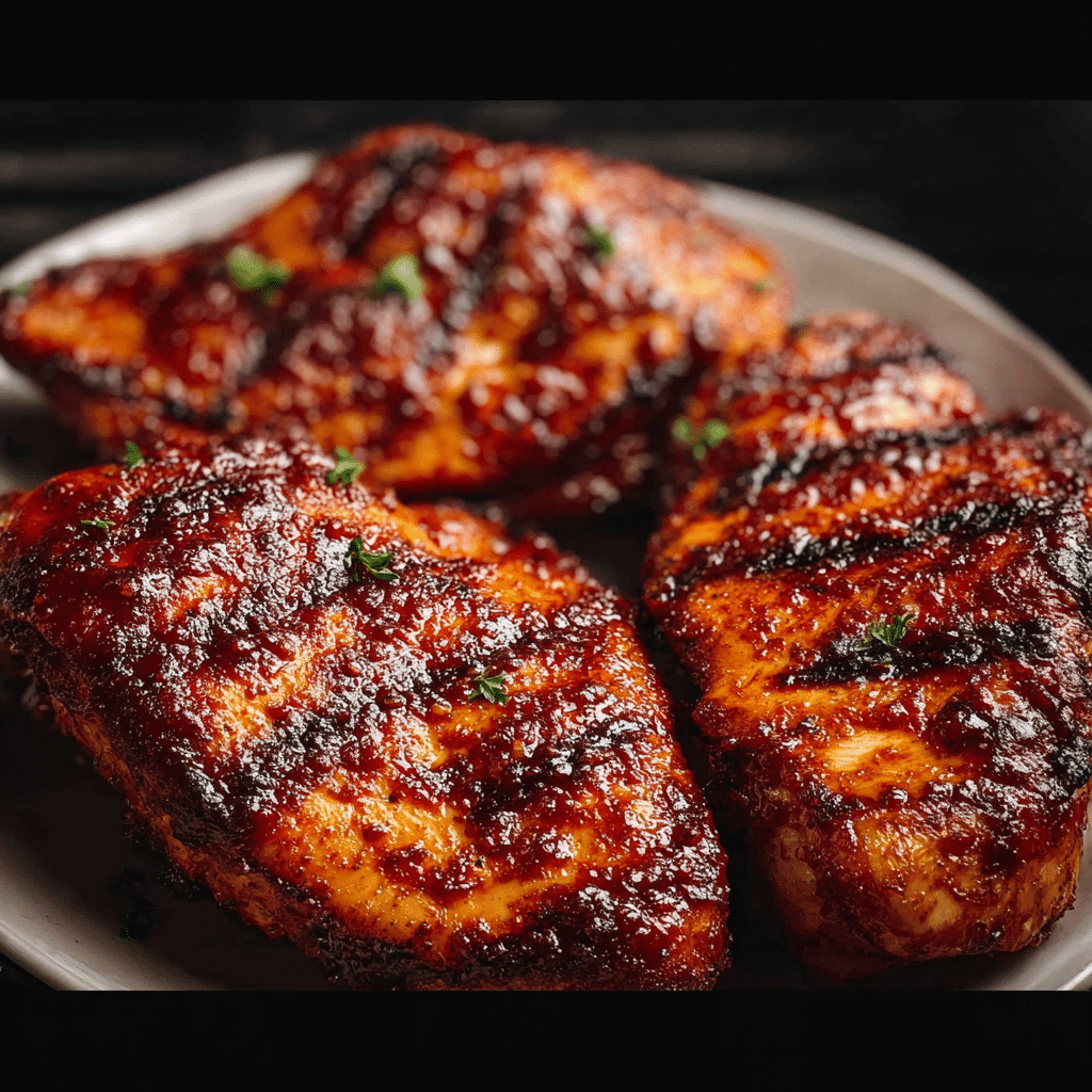 Air Fryer BBQ Chicken Breasts