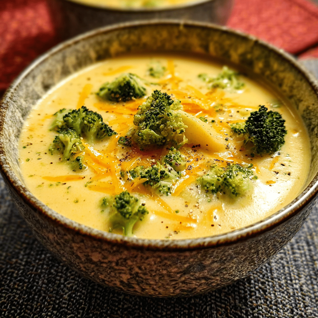 Cheddar Broccoli Potato Soup