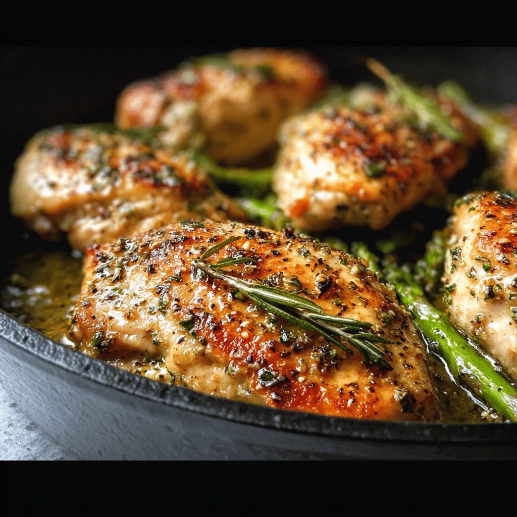 Garlic Herb Chicken in One Pan