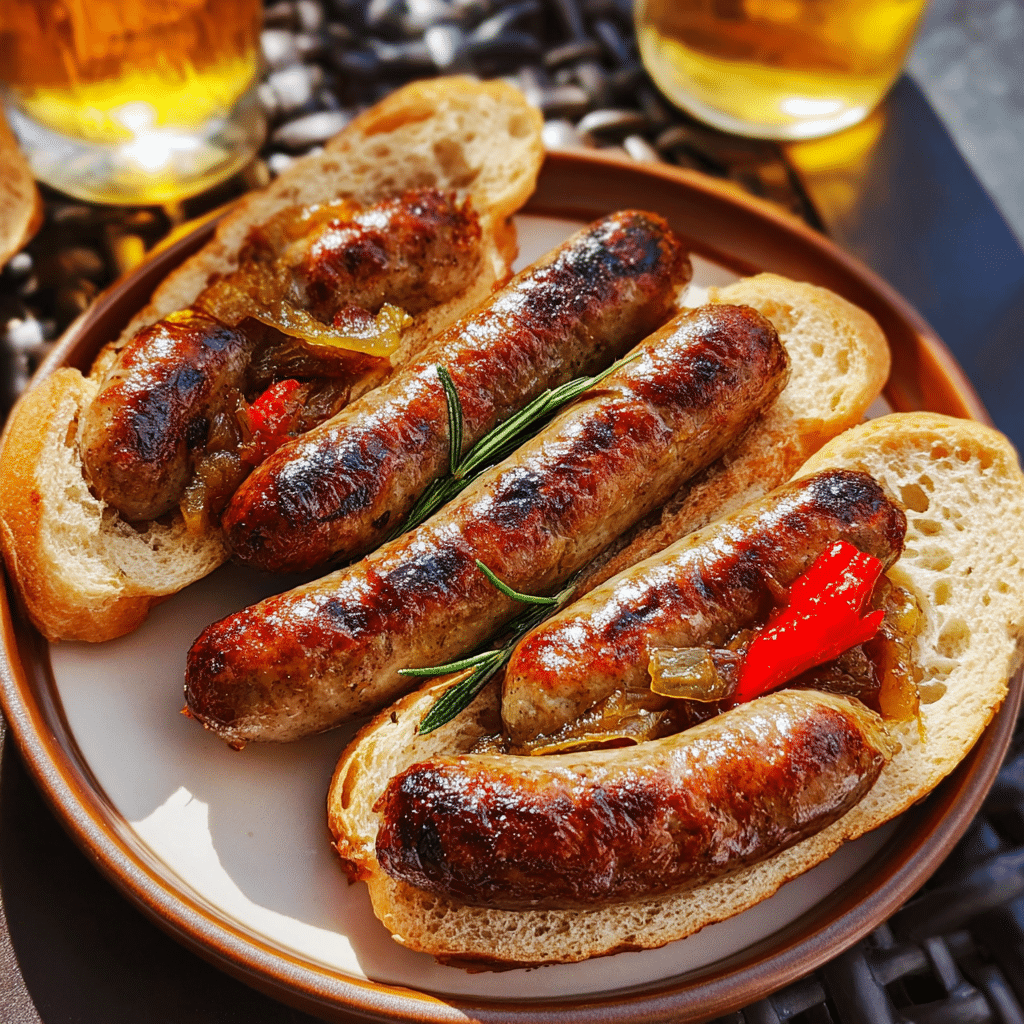 Grilled Beer Brats