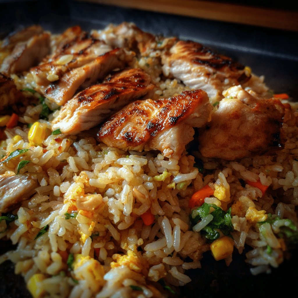 Hibachi Chicken with Fried Rice