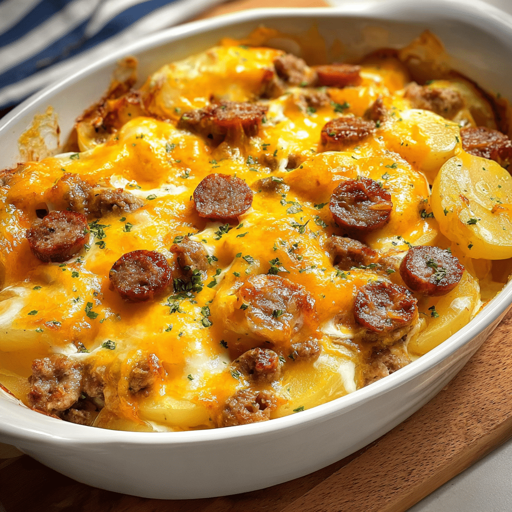 Potato Sausage Casserole