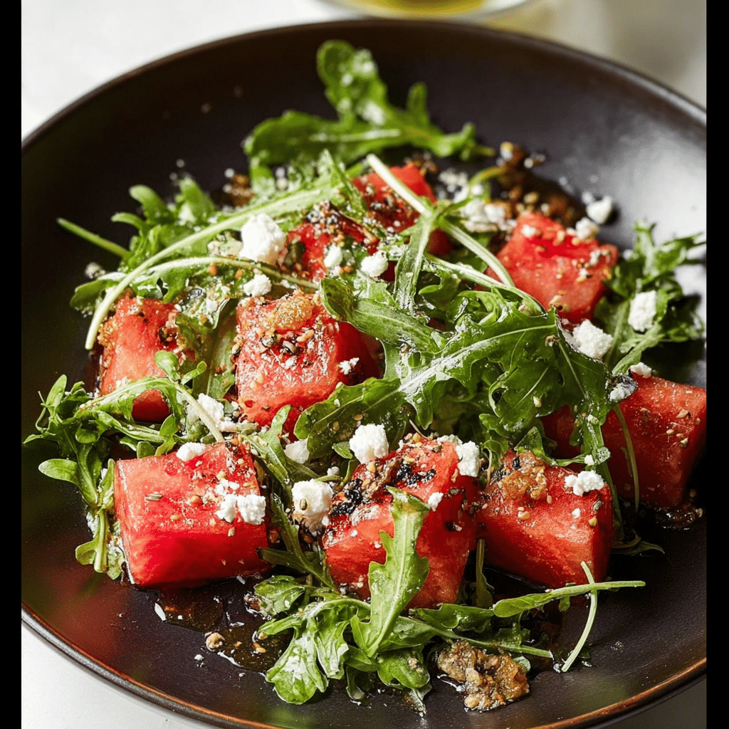 Watermelon Arugula Salad