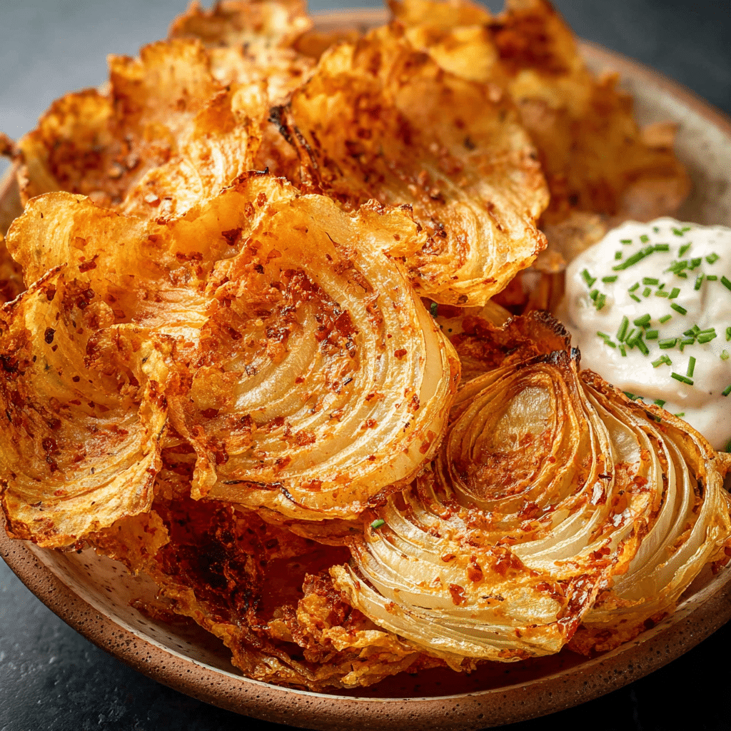 Baked Onion Chips