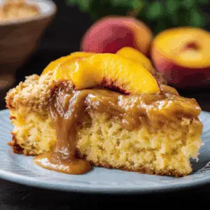 Brown Sugar Peach Cake