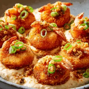 Cajun Shrimp and Grits Bites