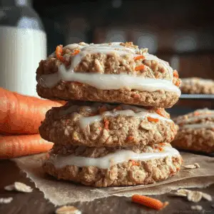 Carrot Cake Oatmeal Cookies