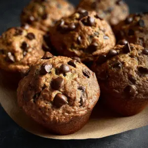Chocolate Chip Zucchini Muffins