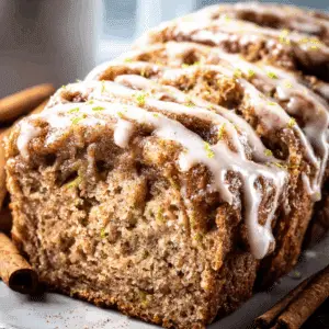 Cinnamon Roll Zucchini Bread