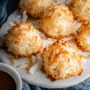 Coconut Macaroons with Sweet Condensed Milk