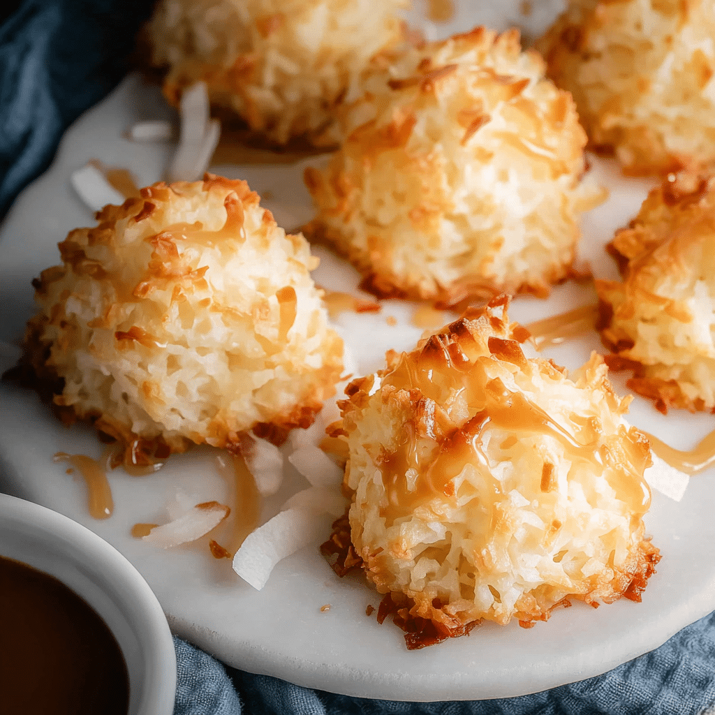 Coconut Macaroons with Sweet Condensed Milk