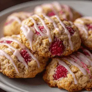 Gluten Free Raspberry Lemon Yogurt Cookies