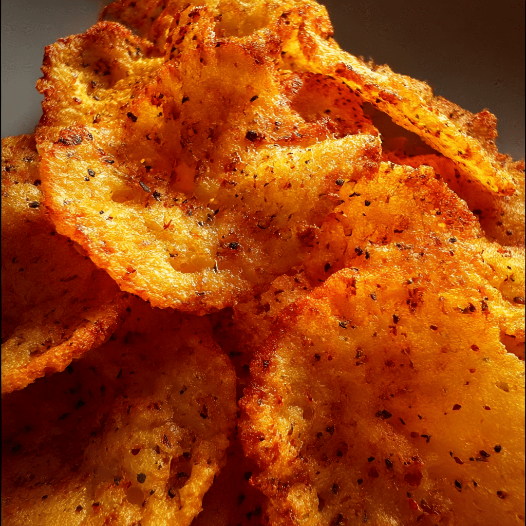 Crunchy Cheesy Crisps