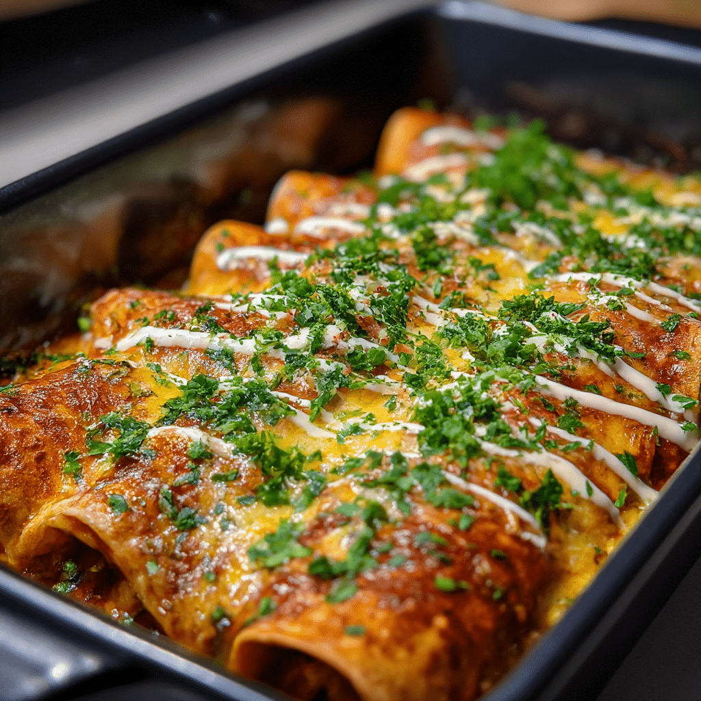 Easy Chicken Enchiladas