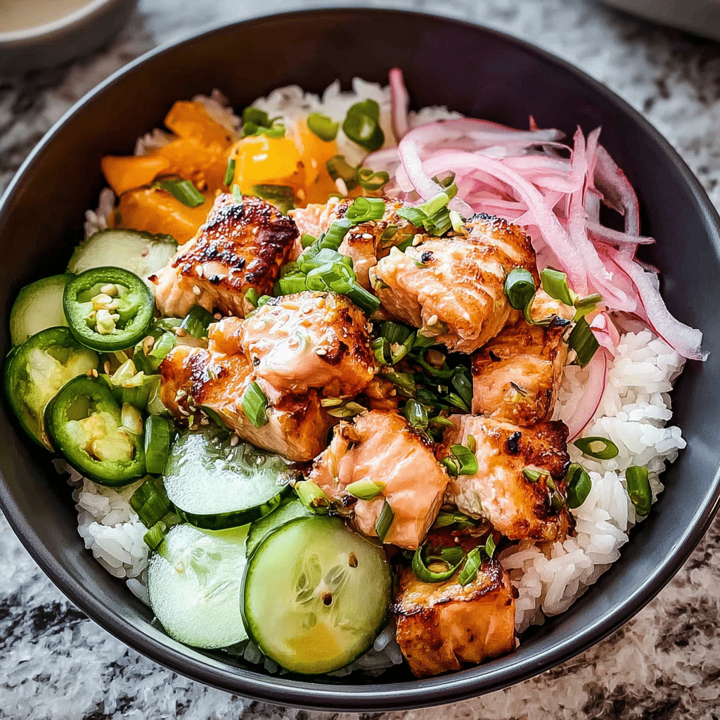 Salmon Rice Bowl
