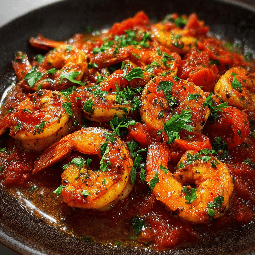 Spicy Shrimp Fra Diavolo with Fire Roasted Tomatoes