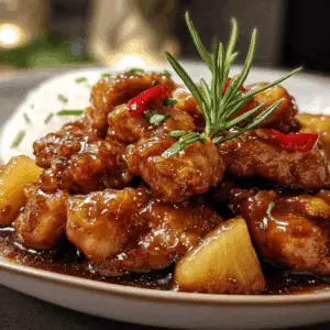 Delicious Brown Sugar Pineapple Chicken