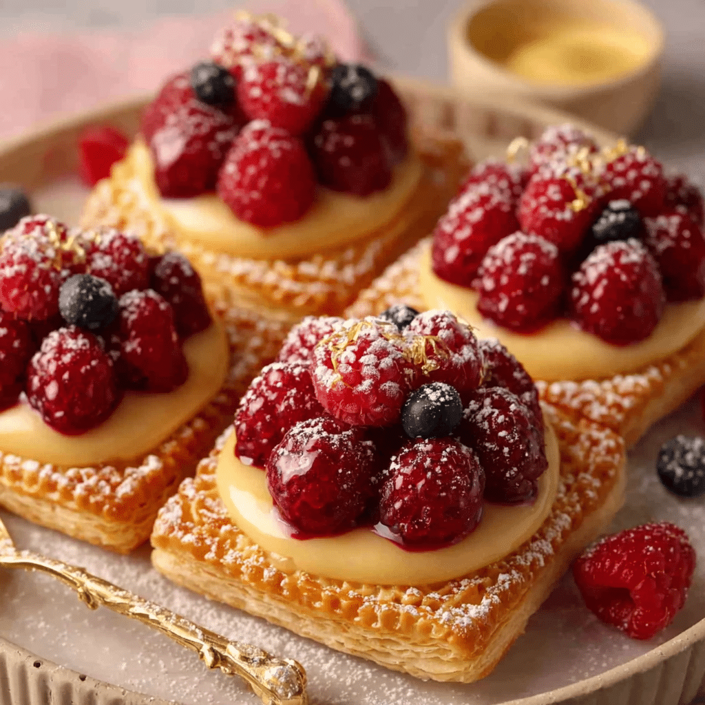 Delicious Raspberry Custard Pastry Recipe – Ellie Kitchen