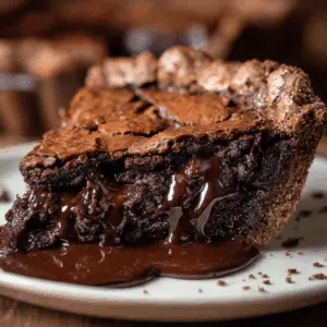 Gooey Brownie Pie