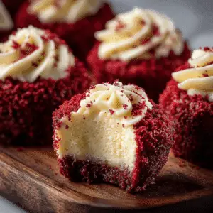 Red Velvet Cheesecake Bites Recipe