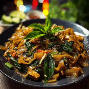 Street Style Thai Drunken Noodles